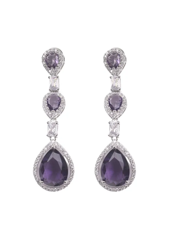 Elegant_Purple_Ad_Crystal_Party_Wear_Designer_Jewellery_Set_And_Earrings