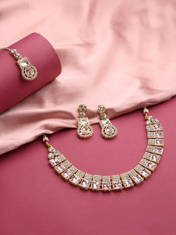 Jewel_Me_Up_Pink_Crystals_Stone_Choker_Jewellery_Set_With_Earrings_&_Maang_Tikka