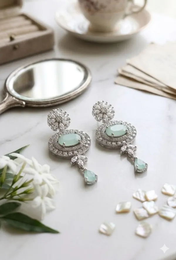 Jewel_Me_Up_Silver_Polished_Mint-Green_Ad_Drop_Earrings_For_Women_|_Elegant_Party_&_Wedding_Wear_Earrings