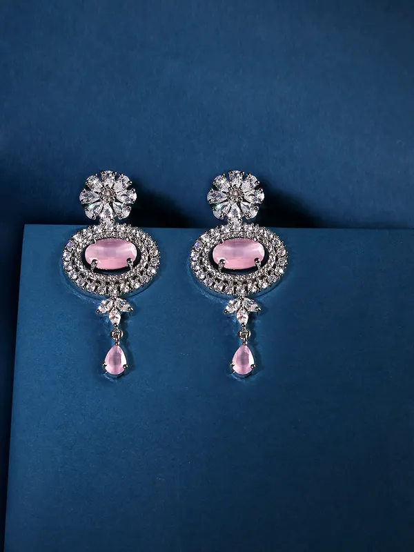 Jewel_Me_Up_Silver_Polished_Pink_Stone_Ad_Drop_Earrings_For_Women_|_Elegant_Party_&_Wedding_Wear_Earrings