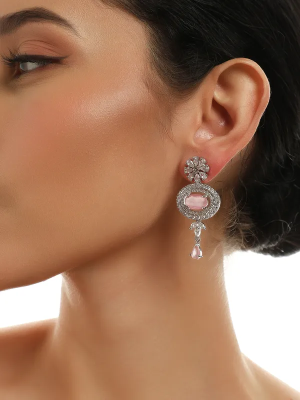 Jewel_Me_Up_Silver_Polished_Pink_Stone_Ad_Drop_Earrings_For_Women_|_Elegant_Party_&_Wedding_Wear_Earrings