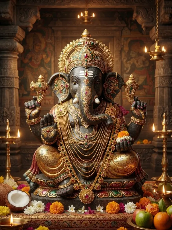 Jewel_Me_Up™_Traditional_Temple_Haar_for_Ganesh_&_Gauri_Idol_|_15_Inch_Decorative_Mala_with_Ruby-Green_Stones_|_Festival_Jewellery_for_Ganesh_Chaturthi