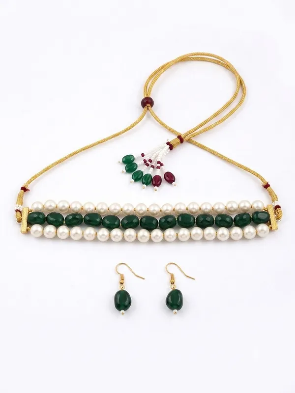 Noor-e-Panna_Royal_GREEN_Choker_Set