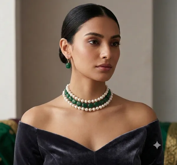 Noor-e-Panna_Royal_GREEN_Choker_Set