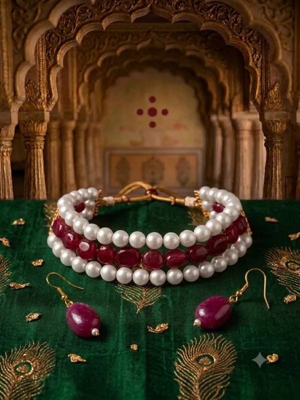 Noor-e-Panna_Royal_Ruby_Choker_Set