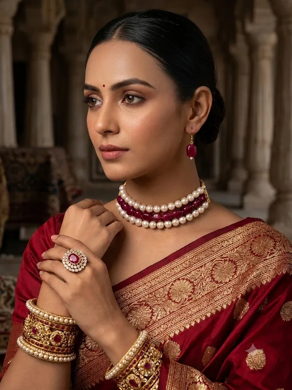 Noor-e-Panna_Royal_Ruby_Choker_Set