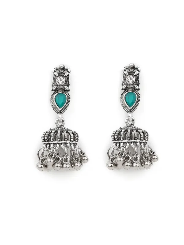 Oxidised_Silver_Multicolor_Choker_Necklace_Set_With_Jhumka_Earrings_For_Ethnic_&_Regular_Wear
