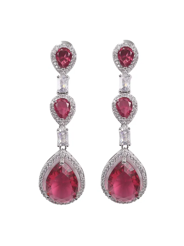 Ruby_Crystal_American_Diamond_Necklace_Set_With_Drop_Earrings_For_Women