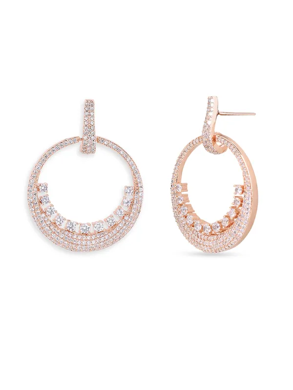 Rose_Gold_American_Diamond_High_Quality_Hoop_Earrings_For_Women