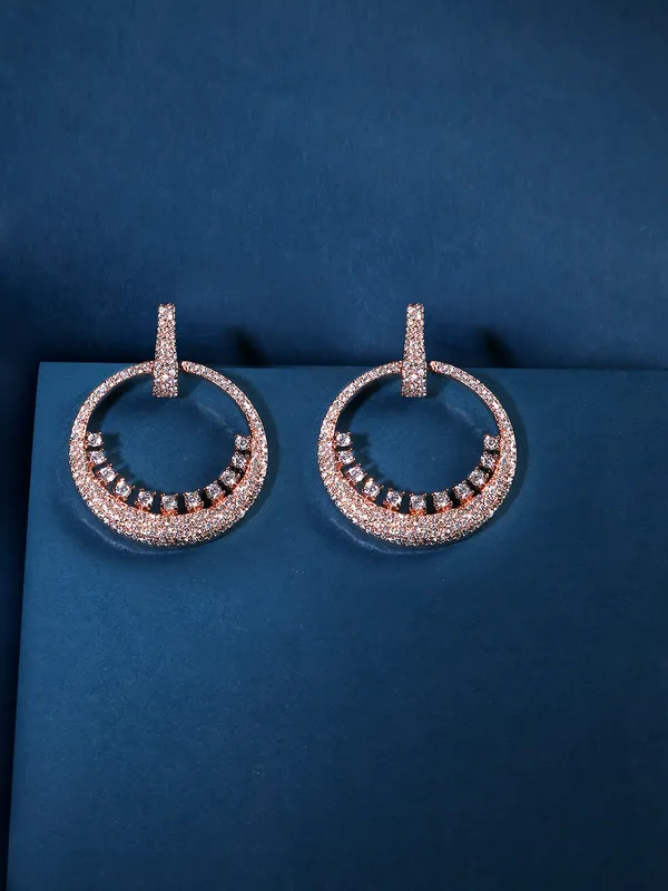 Rose_Gold_American_Diamond_High_Quality_Hoop_Earrings_For_Women