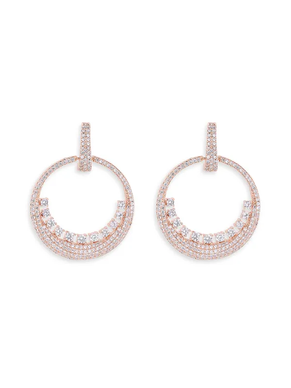 Rose_Gold_American_Diamond_High_Quality_Hoop_Earrings_For_Women