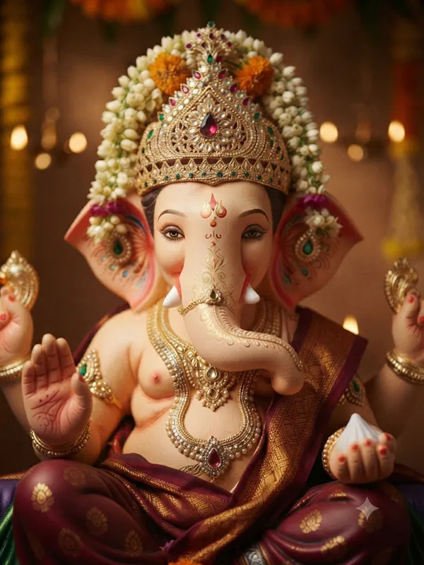 Small_Ganesh_Mukut_for_1/1.5_to_3_Foot_Idol_|_Rani_Green_&_White_Stone_Work_Ganpati_Crown_|_Traditional_Ganesh_Chaturthi_Mukut