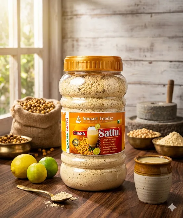 Chana_Sattu_Powder_-_High_Protein_Roasted_Gram_Flour__(Pack_Of_2)