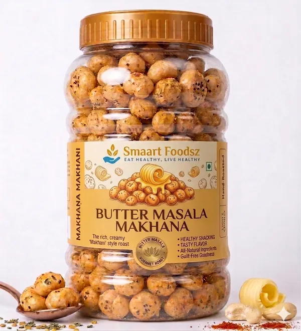 Smaart_Foodsz_Butter_Masala_Makhana_-_Healthy_Snack_Jar_(Pack_Of_2)