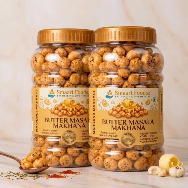 Smaart_Foodsz_Butter_Masala_Makhana_-_Healthy_Snack_Jar_(Pack_Of_2)