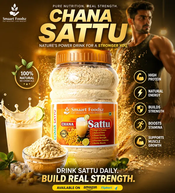 Chana_Sattu_Powder_-_High_Protein_Roasted_Gram_Flour__(Pack_Of_2)