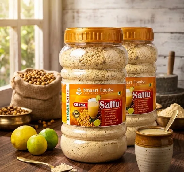 Chana_Sattu_Powder_-_High_Protein_Roasted_Gram_Flour__(Pack_Of_2)