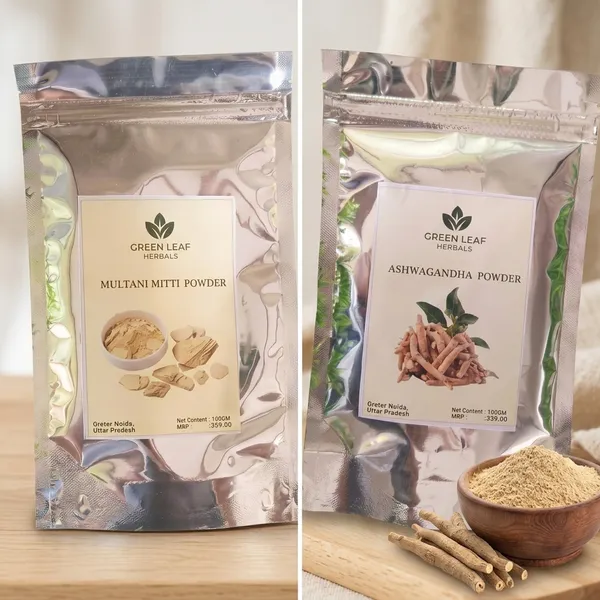 Ashwagandha_Root_Powder_Adaptogenic_+_Multani_Mitti_Fuller's_Earth_Face_Powder_Combo_Set