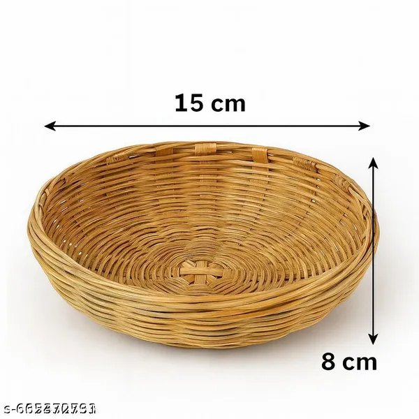 Brown_Bamboo_Hand_Woven_Spiral_Round_Basket