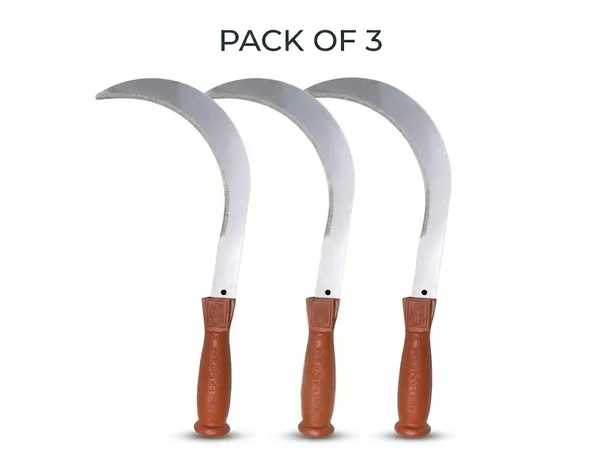 Silver_&_Brown_Stainless_Steel_Wooden_Handle_Sickle_Knife_(Pack_Of_3)