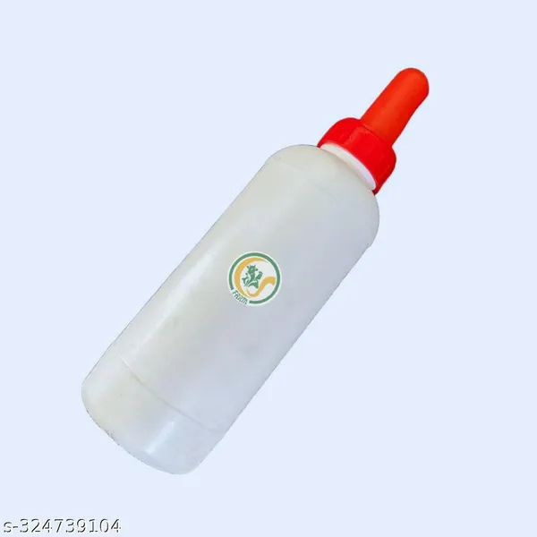 White_&_Red_Food_Grade_Plastic_Calf_Feeding_Bottle_With_Nipple