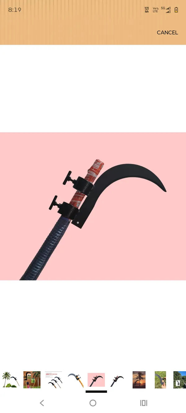 Silver_Steel_Curved_Blade_Coconut_Harvesting_Tool
