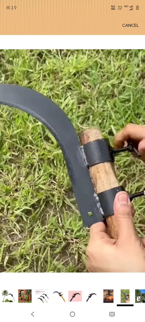 Silver_Steel_Curved_Blade_Coconut_Harvesting_Tool