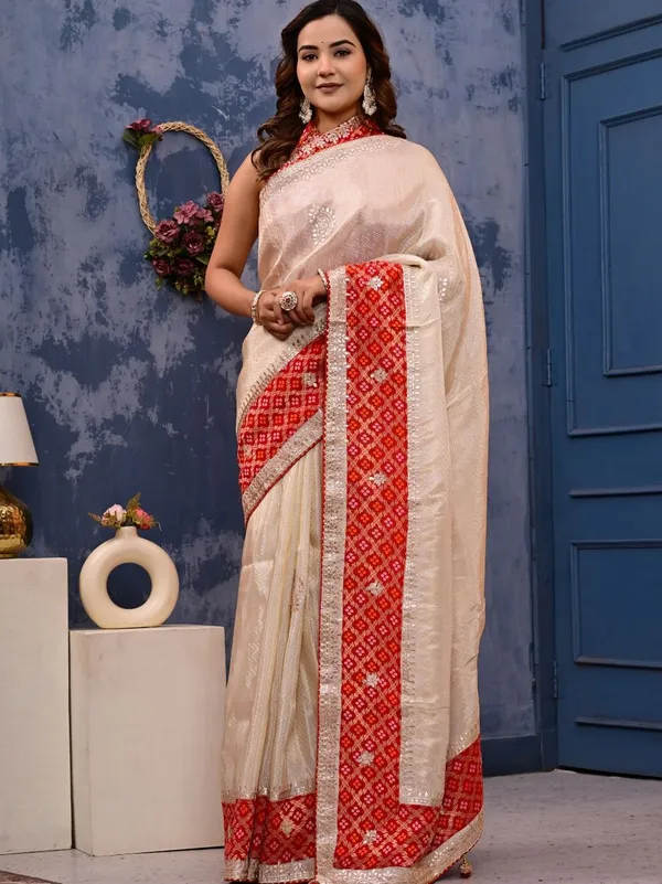 Golden_Jacquard_Tissue_Saree_With_Banarasi_Border_Gota_Patti_Work_Premium_Wedding_Festive_Weargolden_Jacquard_Tissue_Saree_With_Banarasi_Border_Gota_Patti_Work_Premium_Wedding_Festive_Wear_Beige