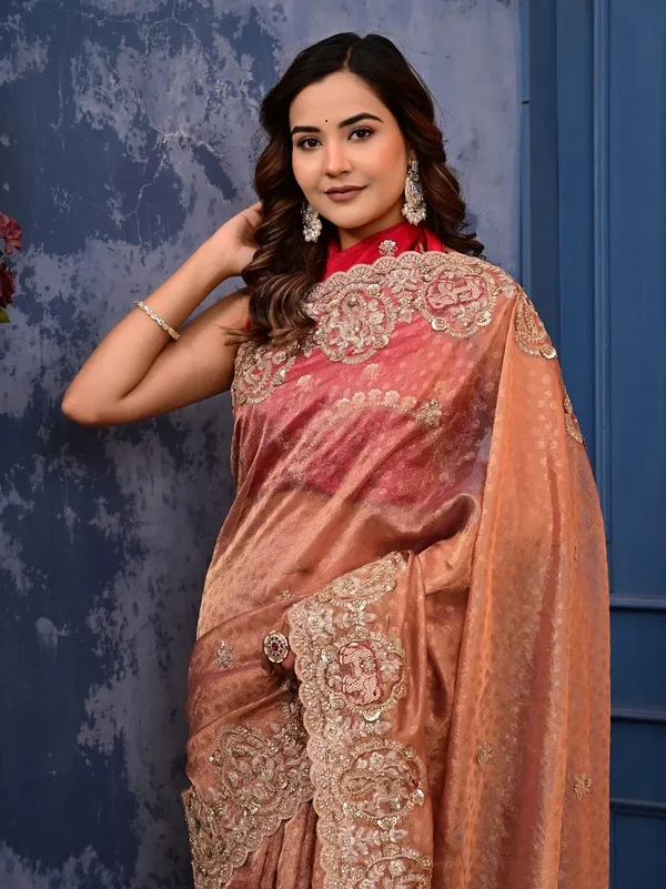 Kanjipuram_Silk_Saree_With_Marodi_Kardana_Sequence_Work_Grand_Wedding_Festive_Wear_Red