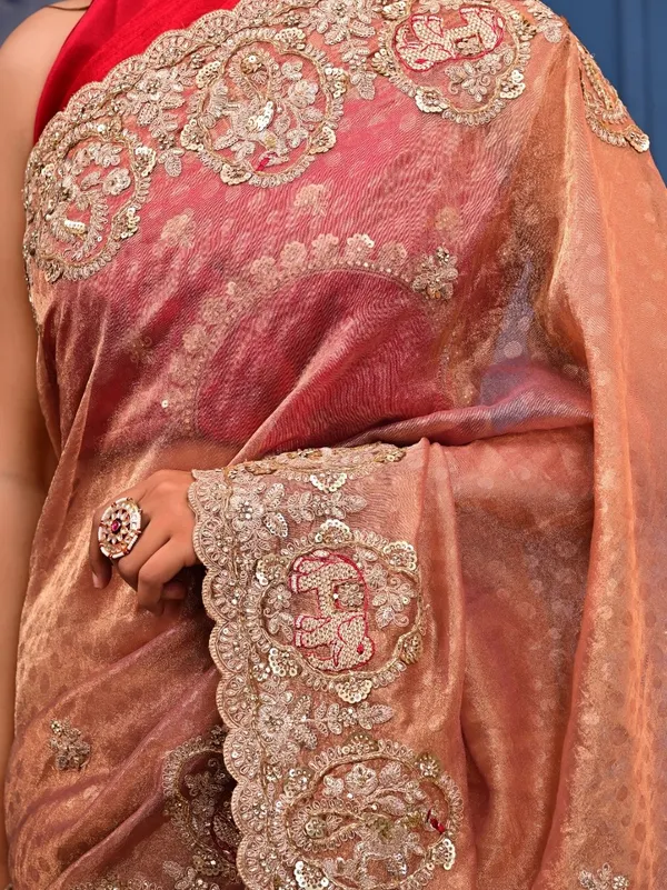 Kanjipuram_Silk_Saree_With_Marodi_Kardana_Sequence_Work_Grand_Wedding_Festive_Wear_Red