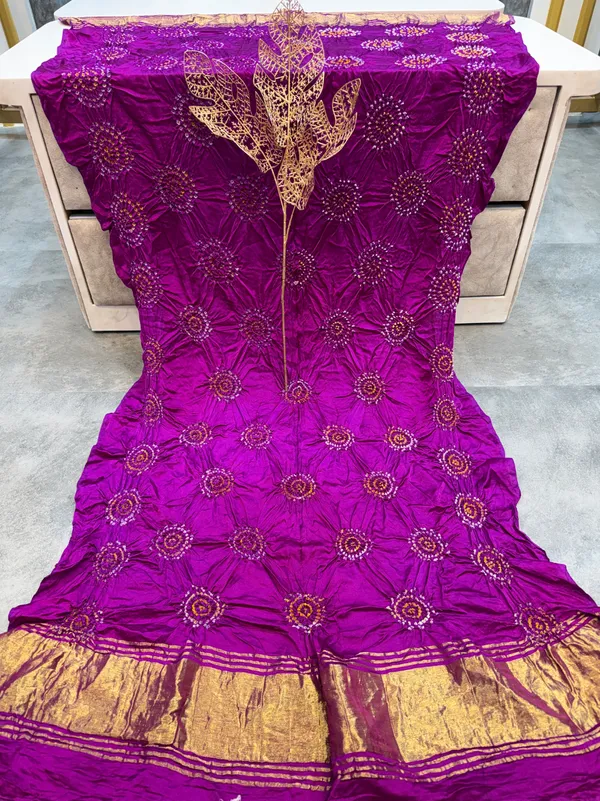 Modal_Gaji_Bandhani_Dupatta_Soft_Lightweight_Festive_Ethnic_Dupatta_Purple