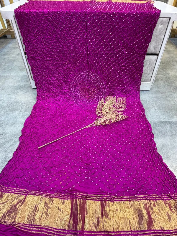 Modal_Gaji_Bandhani_Dupatta_With_Center_Mandala_Design_Soft_Festive_Wear_Dupatta_Purple