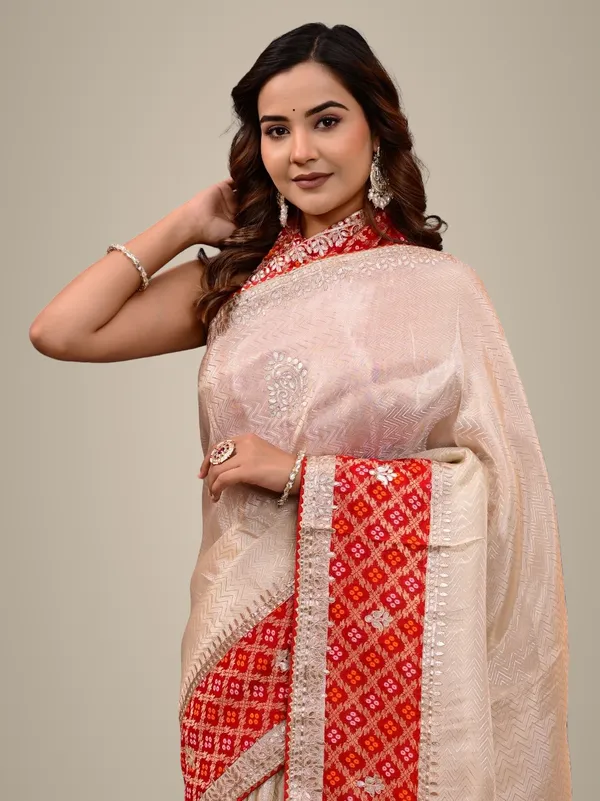 Golden_Jacquard_Tissue_Saree_With_Banarasi_Border_Gota_Patti_Work_Premium_Wedding_Festive_Weargolden_Jacquard_Tissue_Saree_With_Banarasi_Border_Gota_Patti_Work_Premium_Wedding_Festive_Wear_Beige