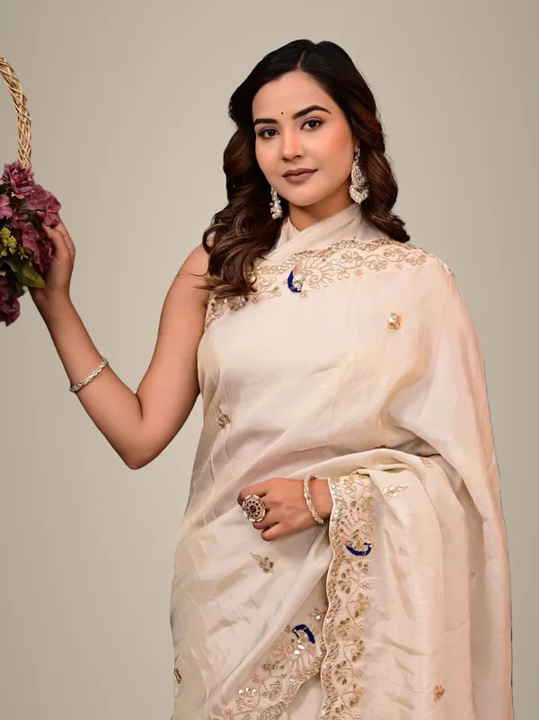 Pink_Pure_H_O_Silk_Saree_With_Gota_Patti_Sequence_Marodi_Work_Designer_Wedding_Festive_Wear_Saree_Beige