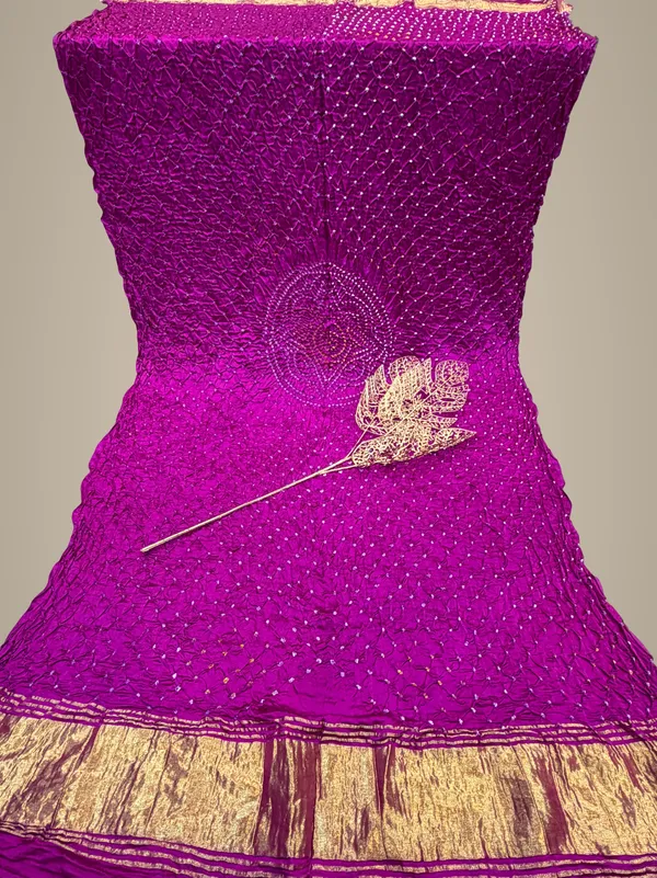 Modal_Gaji_Bandhani_Dupatta_With_Center_Mandala_Design_Soft_Festive_Wear_Dupatta_Purple