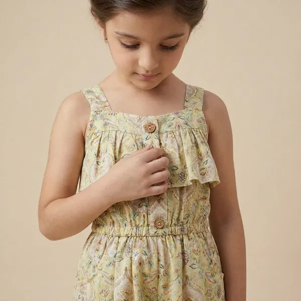 Lemon_Yellow_Cotton_Blend_Premium_Jumpsuit_For_Girls