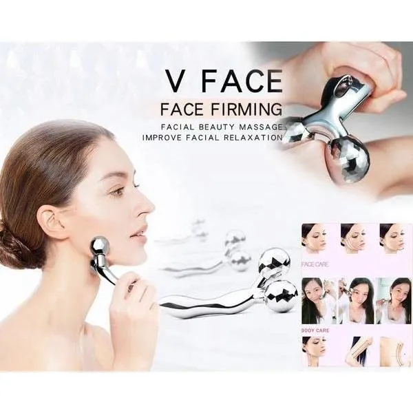 3D_Diamond_Face_&_Body_Roller_Massager_-_Chrome_Finish