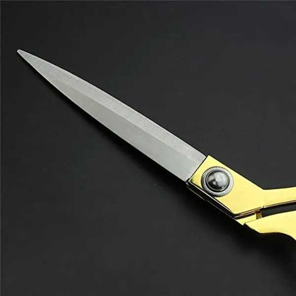 Professional_Tailor_Scissors_with_Gold_Handles_-_Sharp_Stainless_Steel_Blades_for_Fabric_Cutting