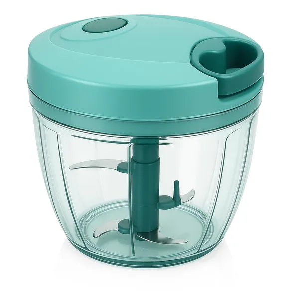 Manual_Pull-Cord_Vegetable_Chopper_with_Transparent_Bowl_-_Turquoise
