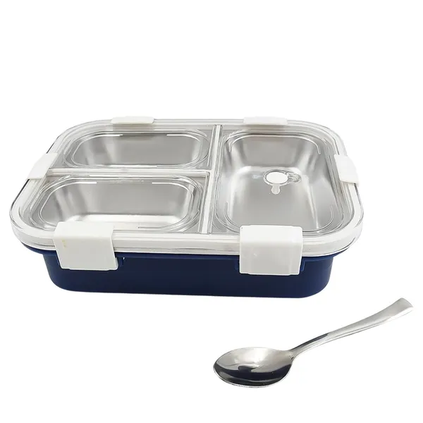 Stainless_Steel_Lunch_Box_with_Compartments_and_Spoon_-_Navy_Blue