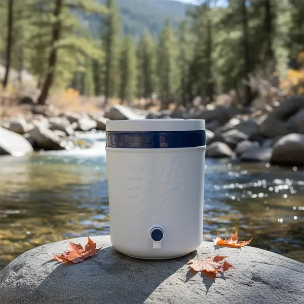 5L_Insulated_Beverage_Dispenser_with_Tap_-_White_&_Navy_Blue