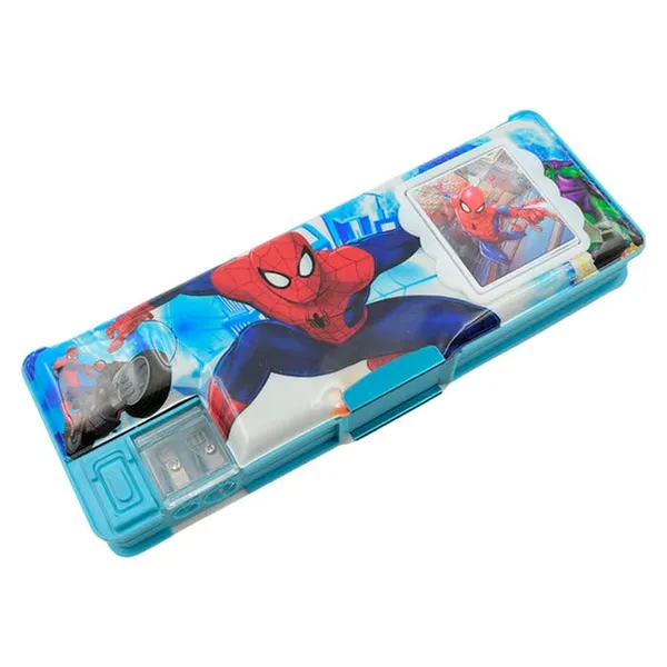 Spider-Man_Themed_Multi-Compartment_Pencil_Box_with_Calculator_and_Sharpener_-_Blue