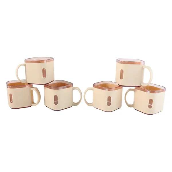 Square_Ceramic_Coffee_Mug_Set_with_Transparent_Lid_-_Set_of_6_(Cream_&_Brown)