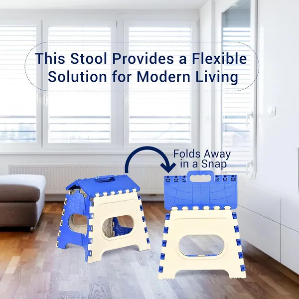 Foldable_Step_Stool_with_Handle_-_Space_Saving_Portable_Ladder_for_Home_&_Kitchen_(Blue_&_Beige)