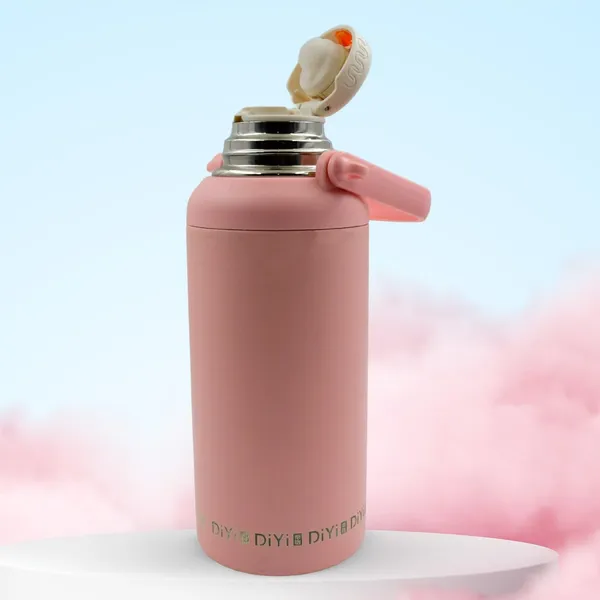 Stainless_Steel_Vacuum_Insulated_Water_Bottle_with_Shoulder_Strap_-_1300ml_(Pink)