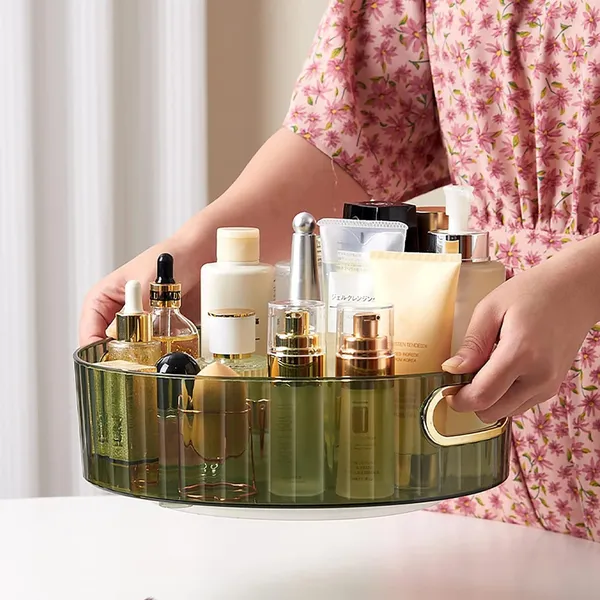 Light_Luxury_Green_Glass_Round_Tray_with_Gold_Handles_-_22cm_Organizer