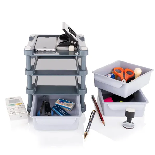 3-Tier_Compact_Desk_Organizer_with_Drawers_-_Grey_&_White