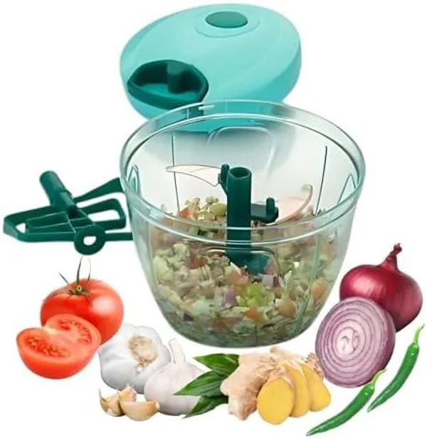 Manual_Pull-Cord_Vegetable_Chopper_with_Transparent_Bowl_-_Turquoise