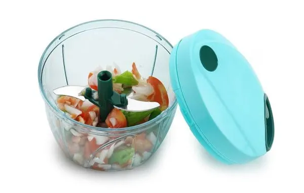 Manual_Pull-Cord_Vegetable_Chopper_with_Transparent_Bowl_-_Turquoise