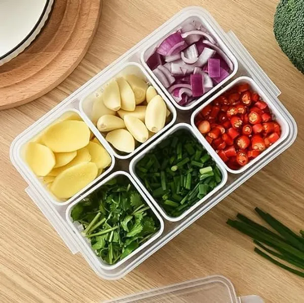 Roxique_6-Compartment_Refrigerator_Food_Storage_Container_with_Transparent_Lid